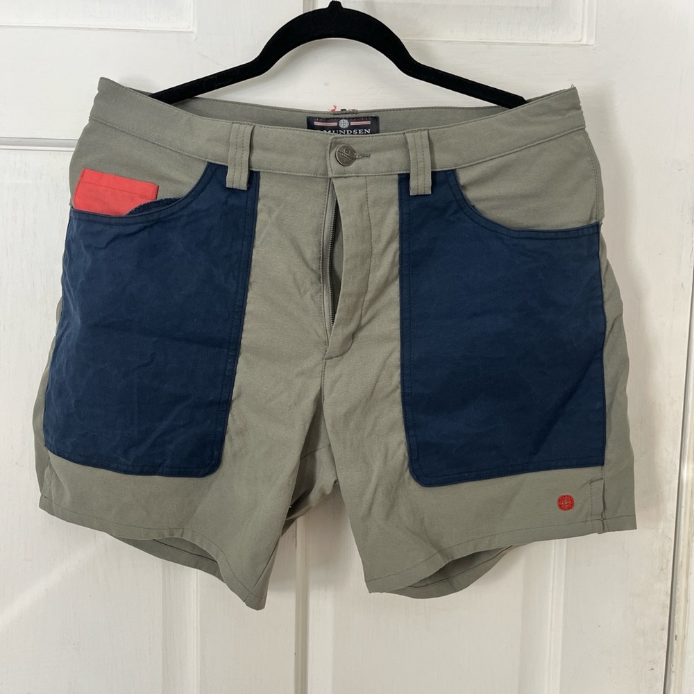 Amundsen Waxed Cotton Utility Shorts